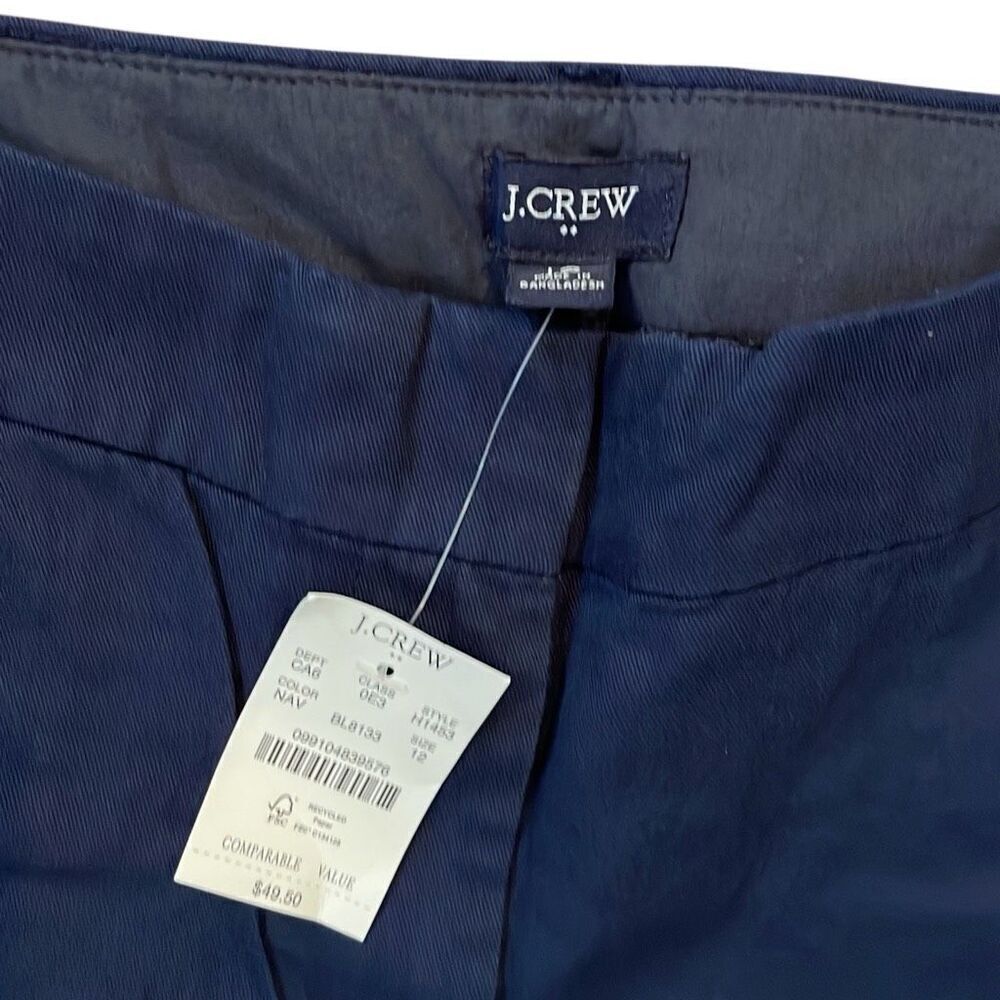 J.Crew navy 5 inch women’s shorts size 12 new tag - Picture 3 of 3